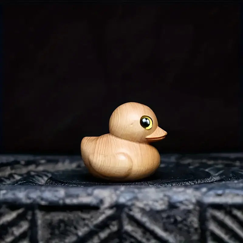 Gluschwein - Handgefertigte Gummiente aus Holz