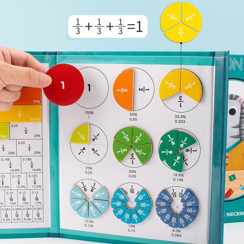 Gluschwein - Magnetisches Buch-Bruchteil-Puzzle für Kinder