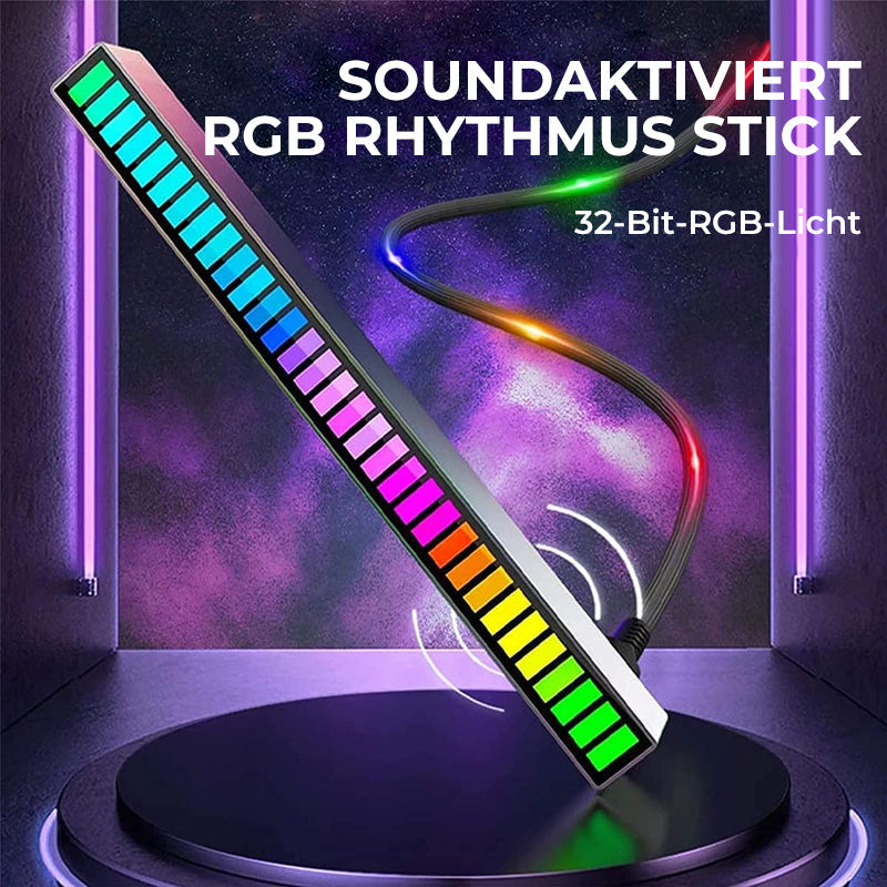 Gluschwein - Kabellose Soundaktivierte RGB-Lichtleiste