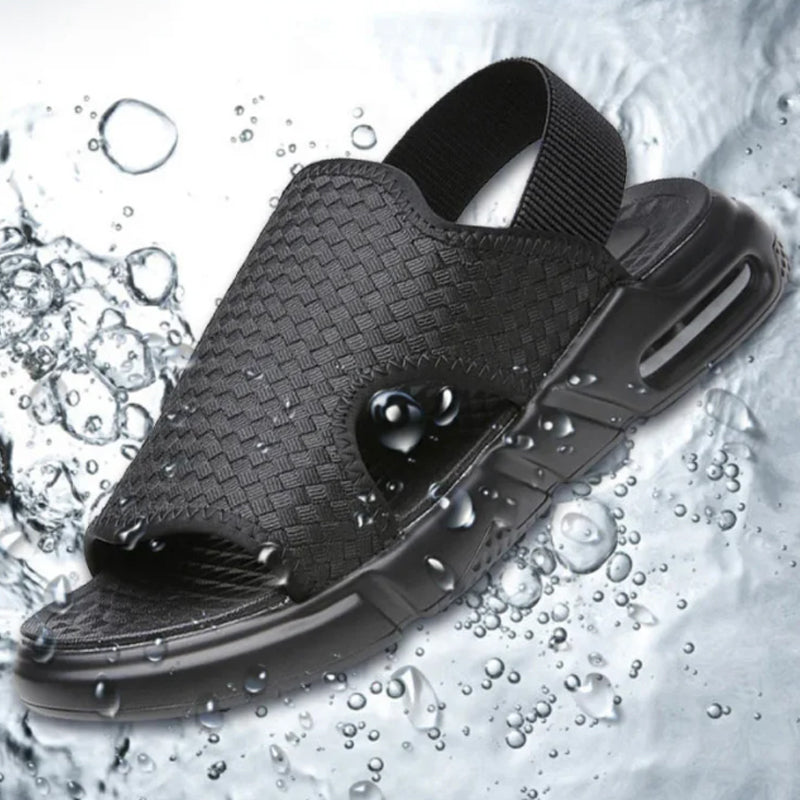 Gluschwein - Gewebte Sommersandalen mit weicher Sohle