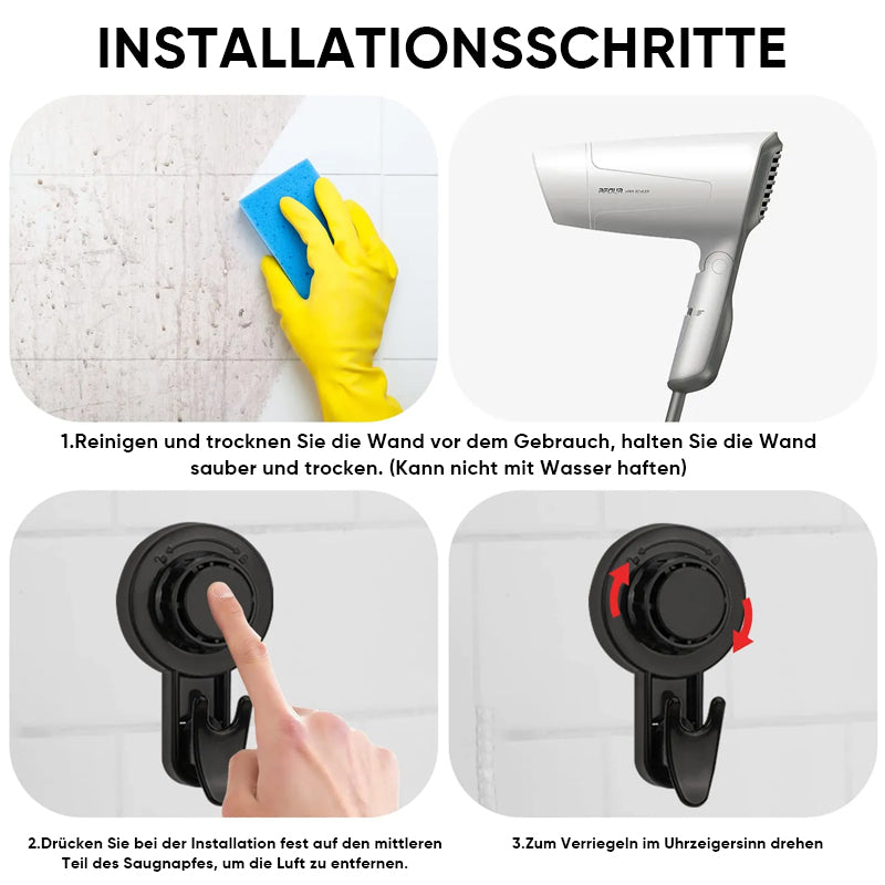 Gluschwein - Rotierende Saugnapf Haken