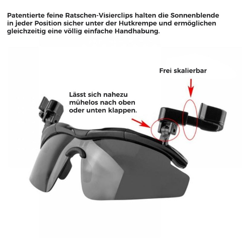 Gluschwein - Kappe zum Aufstecken Polarisierte Sonnenbrille