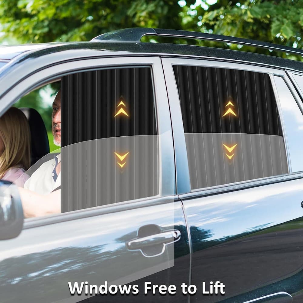 CarCurtain - Universal-Sonnenschutz mit Magneten - Fahren Sie kühl und privat