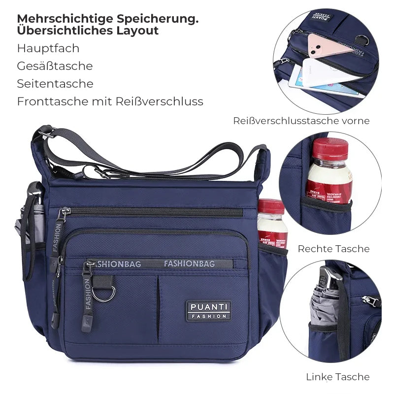 Gluschwein - Herren Umhängetasche mit mehreren Taschen