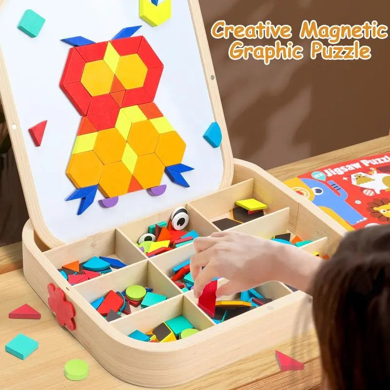 WoodMagnets - Holz-Magnetpuzzle — Kreativität und Selbstvertrauen fördern