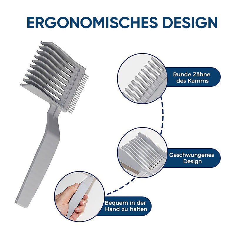 Gluschwein - Barber Shop Herrenfriseur Flacher Haarkamm