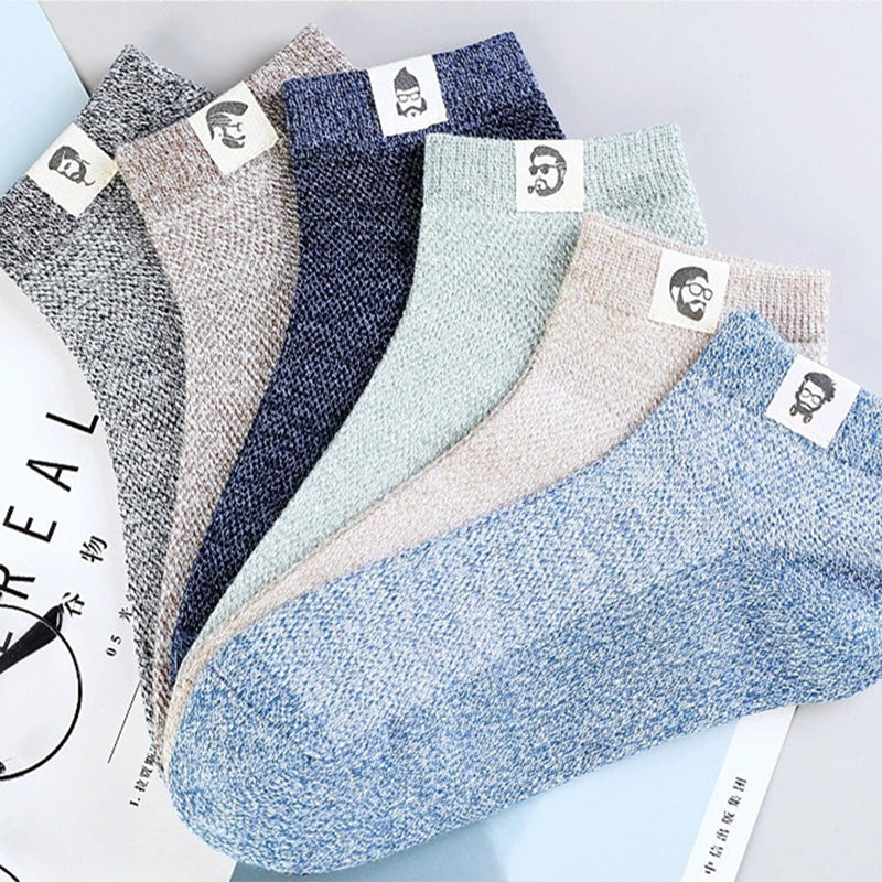 Gluschwein - Atmungsaktive Antibakterielle Deo-Socken für Herren 5 Paar