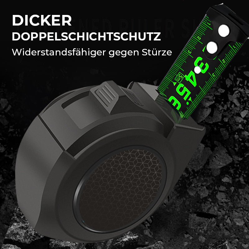 Gluschwein - Fluoreszierendes Maßband aus Stahl