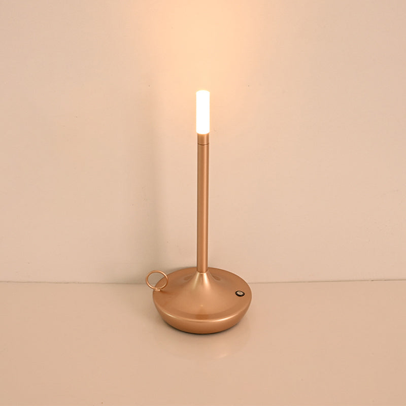 Gluschwein - Schreibtischlampe aus Metall, Schmiedeeisen Gold