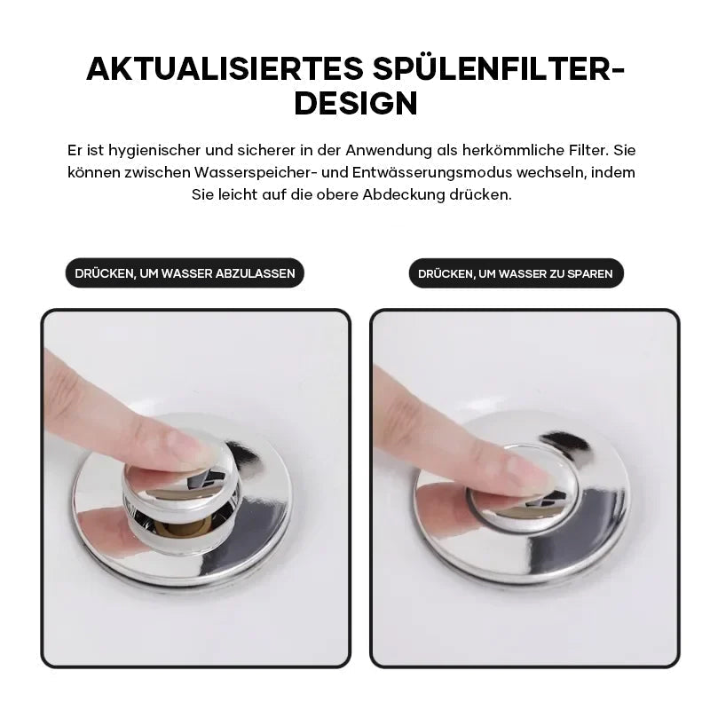 Gluschwein - Bodenablauffilter aus Edelstahl