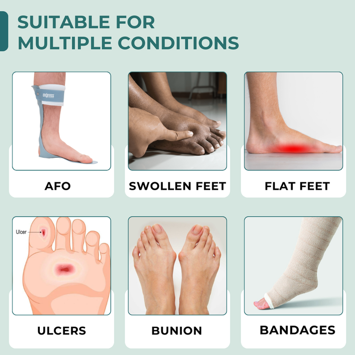 ComfySteps - Des chaussures confortables pour les pieds gonflés
