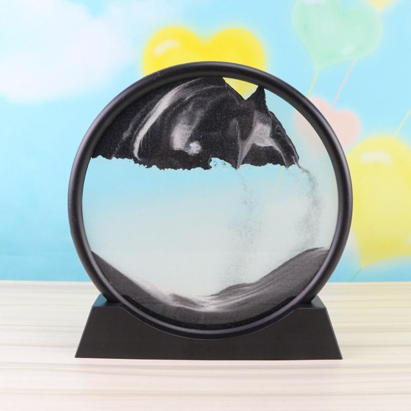 Gluschwein - Sanduhr für Wohnkultur schwarz