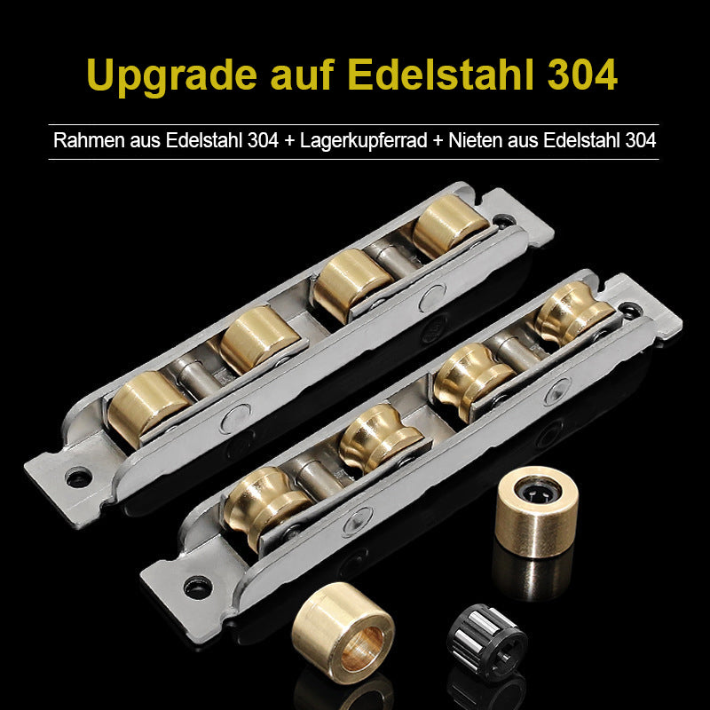 Gluschwein - Riemenscheibe aus Edelstahl und Kupfer(2 Stück)