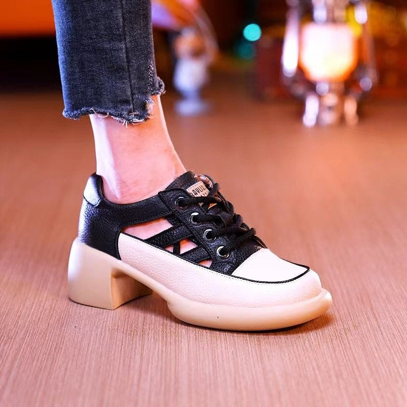 Gluschwein - Damen Sommer neue hohle hochhackige Sandalen