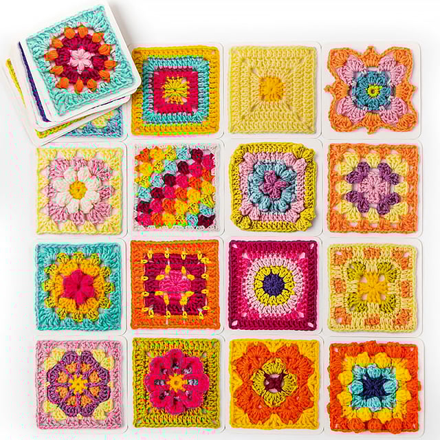 50 cartes au crochet à assortir