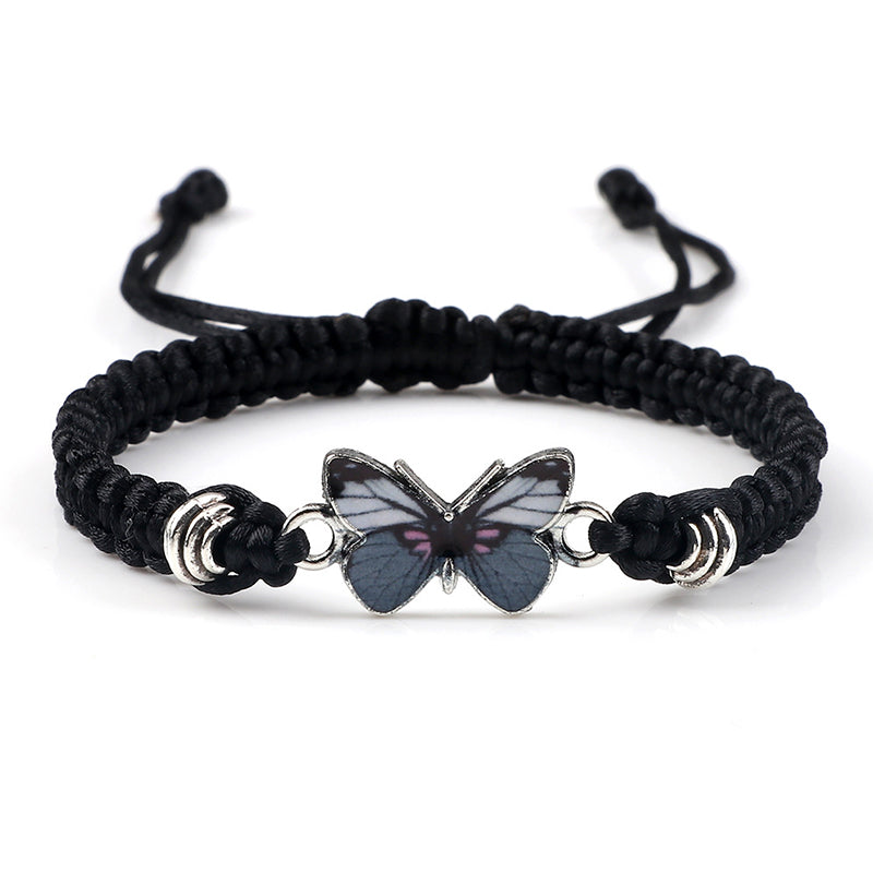Gluschwein - 🌲Schmetterlings-Armband Schwarz