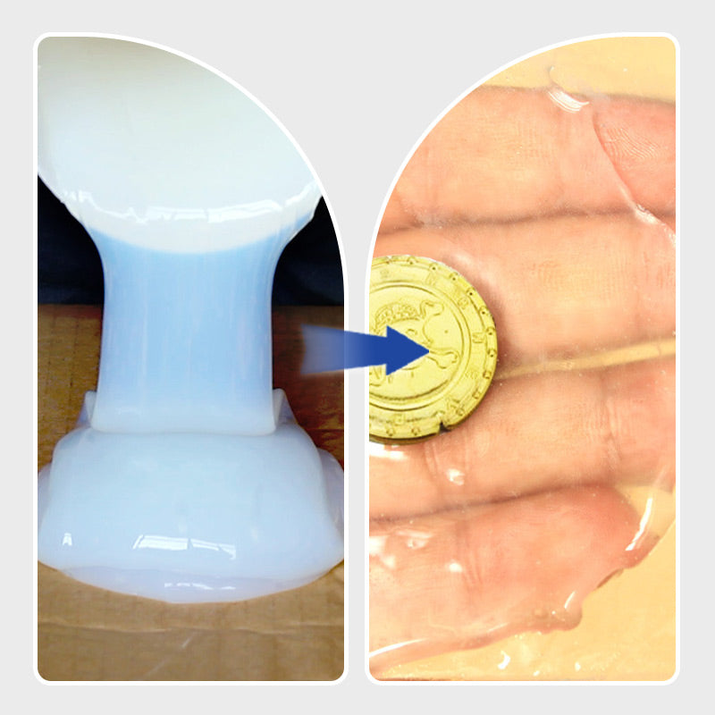 Ensemble de joints imperméables transparents en émulsion