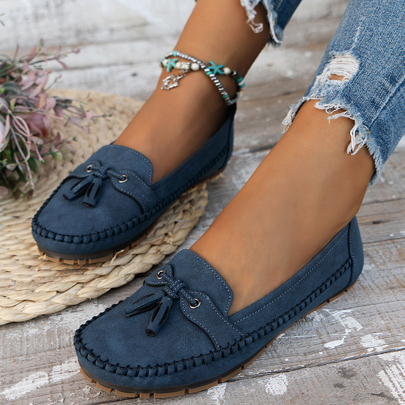 Carina | Mocassins en cuir pour femme avec support orthopédique