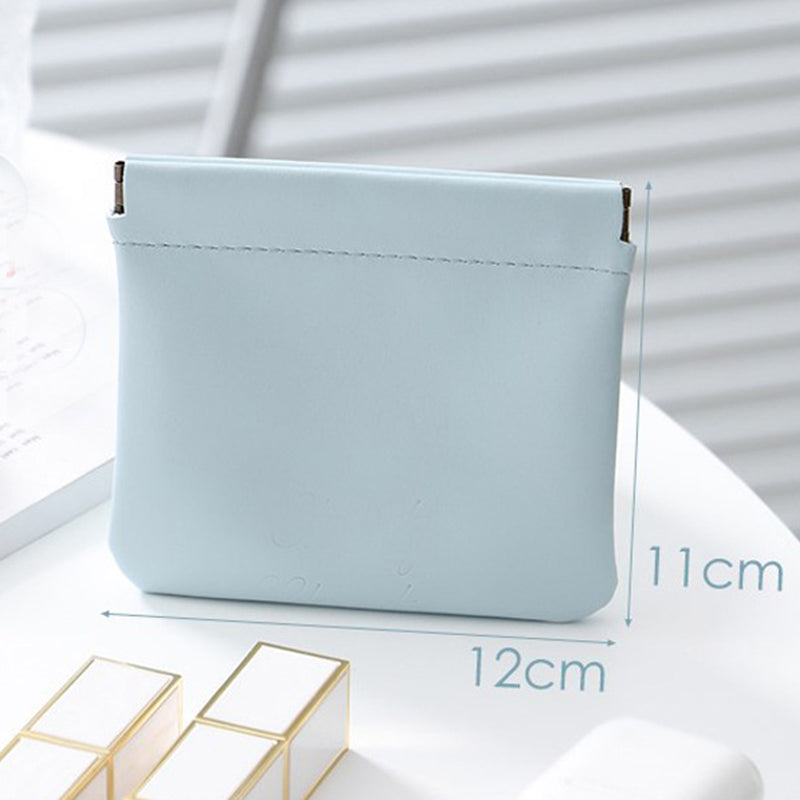 Gluschwein - Kosmetiktasche aus PU-Leder blau