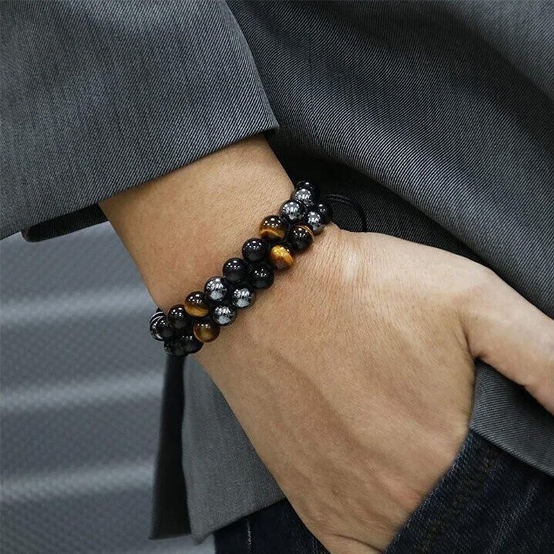 Gluschwein - Verstellbares Armband aus natürlichem Erz