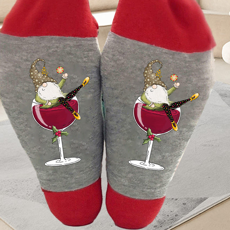 Gluschwein - 🧦Weinglas Unisex Crew Socken🧦