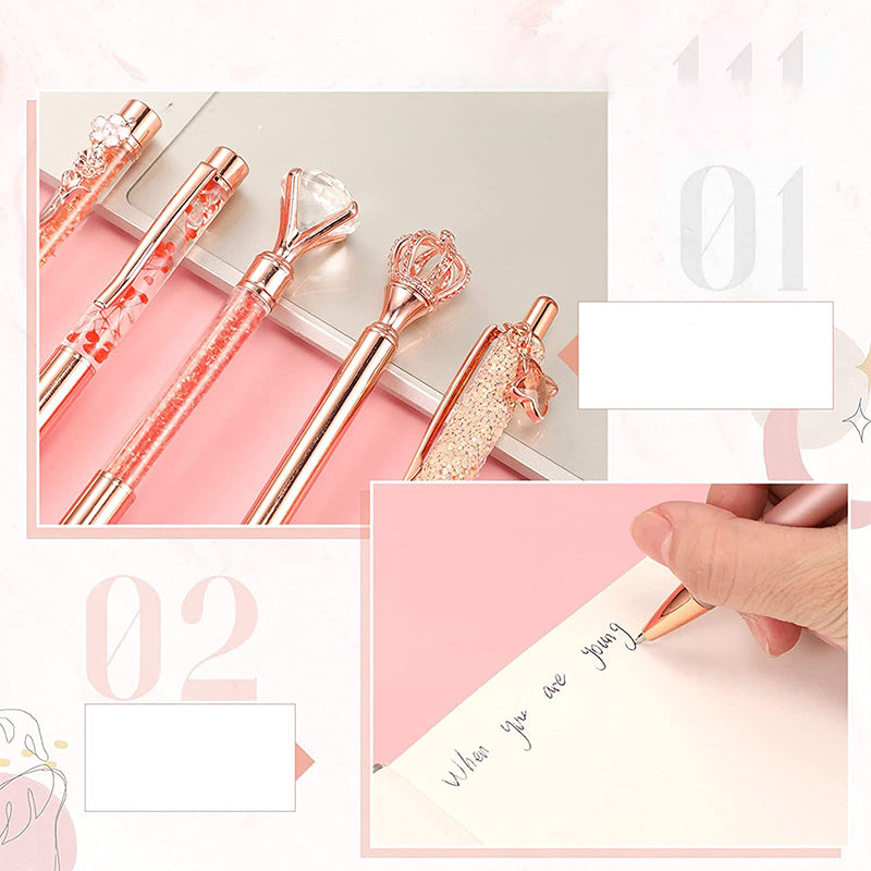 Gluschwein - Diamant-Kugelschreiber-Set