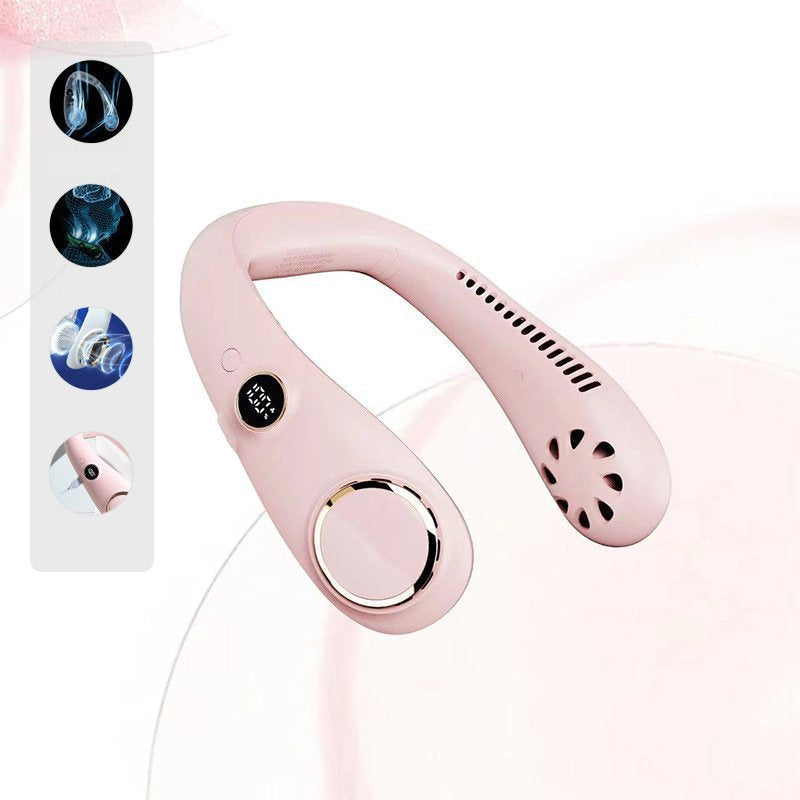 Gluschwein - Neuer tragbarer Halsventilator Rosa