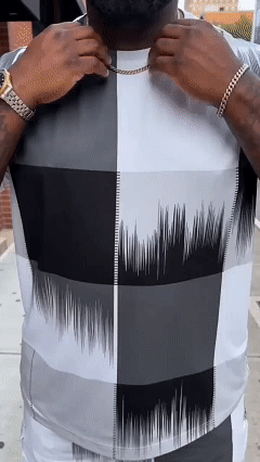 👕 50% RABATT! 🩳 Herren Abstraktes Druck T-Shirt & Shorts Set – Leicht, atmungsaktiv & perfekt für Sommer, Sport oder lässige Tage – bequemer 2-teiliger Look 🔥