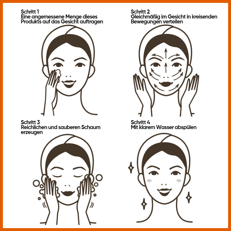 Gluschwein - Komplexes Karotten-Schaummasken mit Säure (Packung mit 12)
