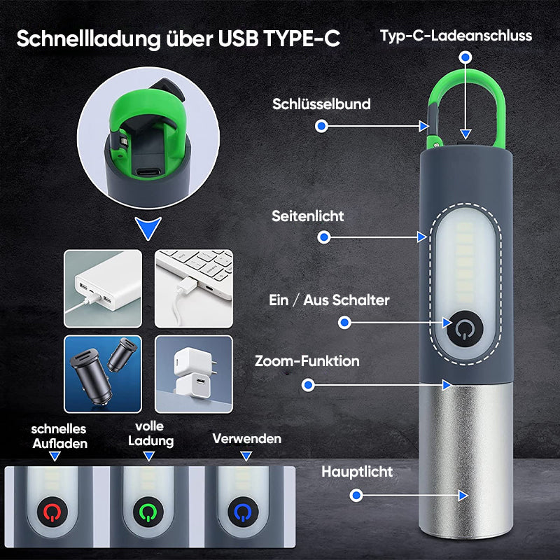 Gluschwein - Wiederaufladbare LED-Taschenlampen