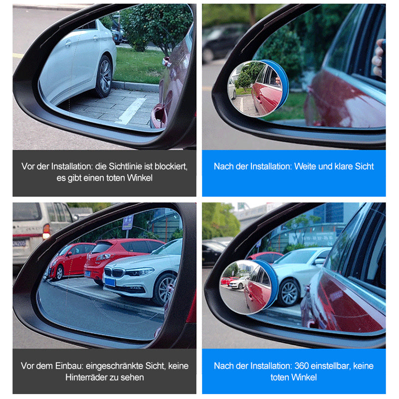 Gluschwein - 🚗Verkauf🚗360-Grad-Auto-Rückansicht kleiner runder Spiegel-2PCs