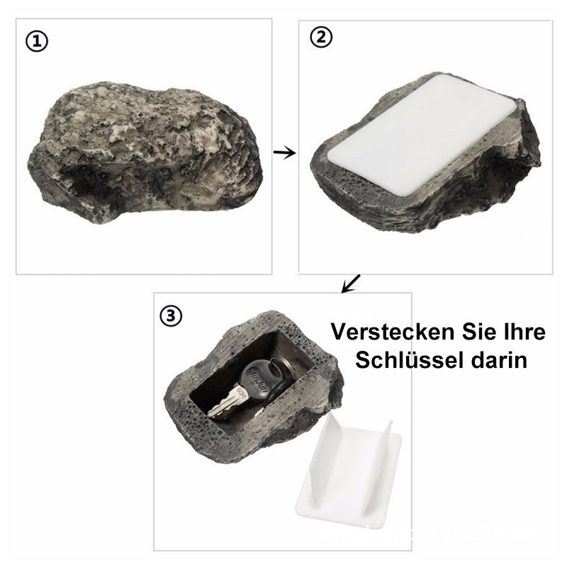 Gluschwein - Kreativer Schlüsselkasten in Steinform