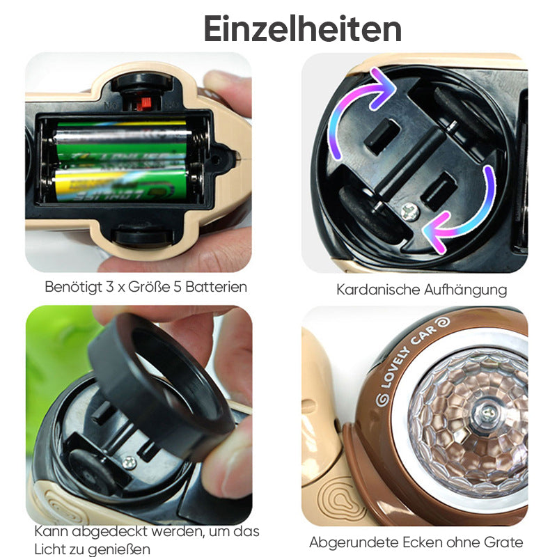 Gluschwein - Elektrisch leuchtende Spielzeugschnecke