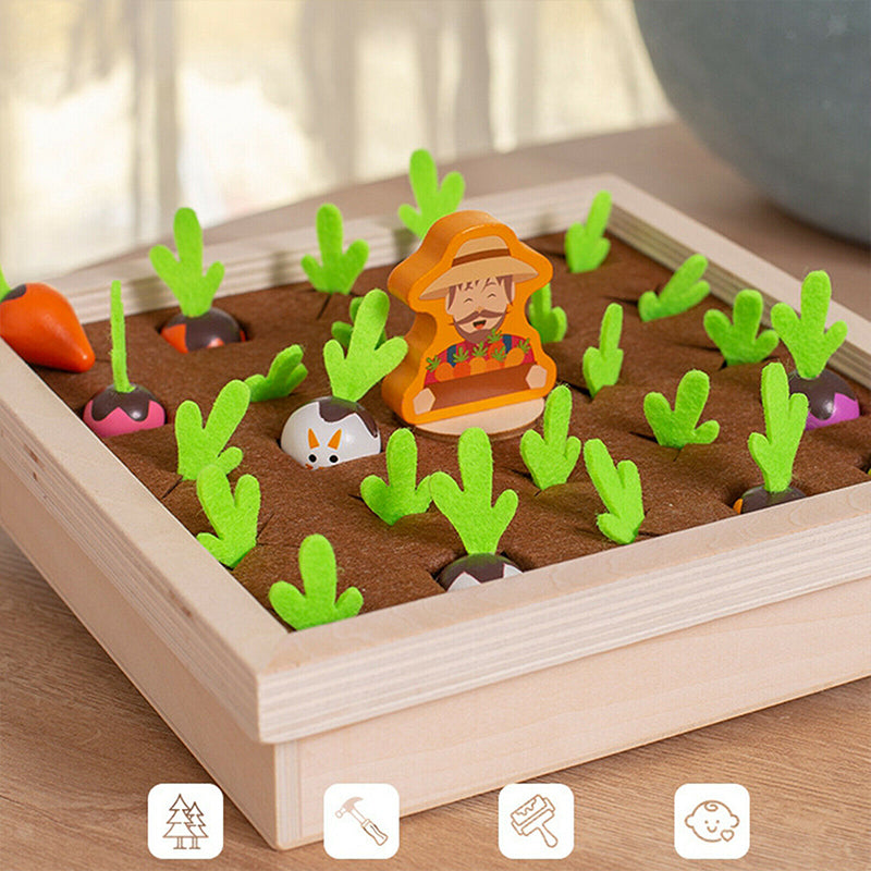 Gluschwein - Lustiges Gemüsegedächtnisspielzeug für Kinder aus Holz