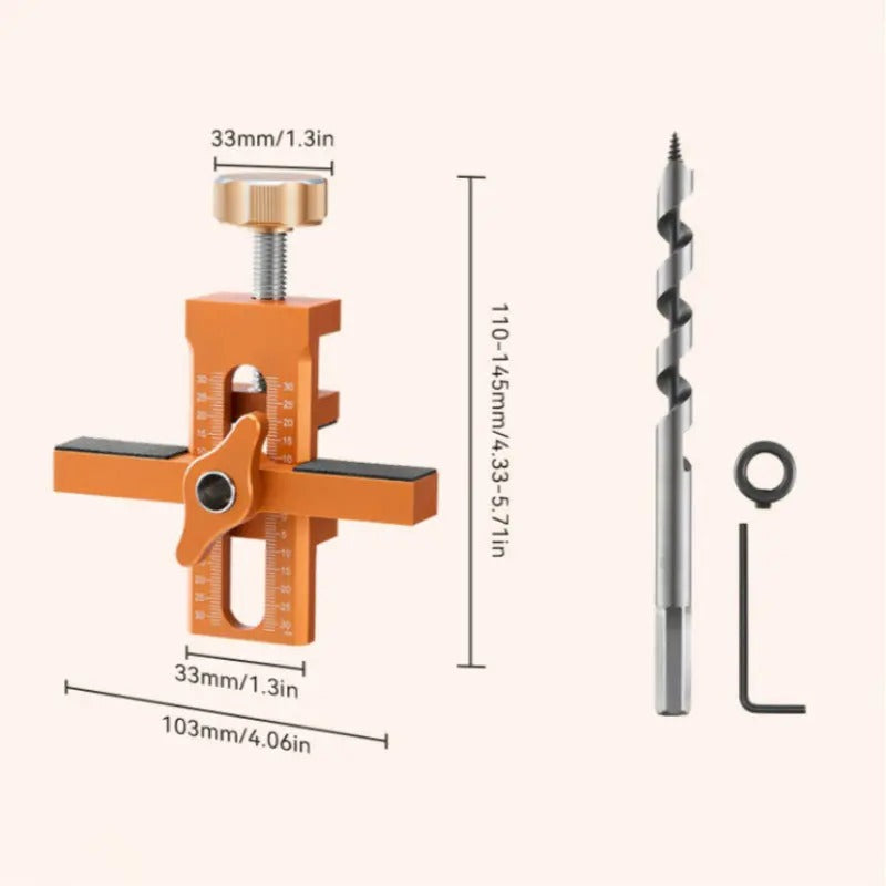 MountingGuide: ayuda de montaje 2 en 1 para una alineación precisa de las puertas de los armarios