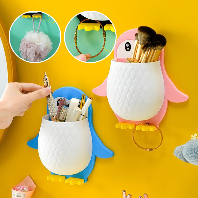 Gluschwein - Penguin Shape Wall Mount Phone Holder