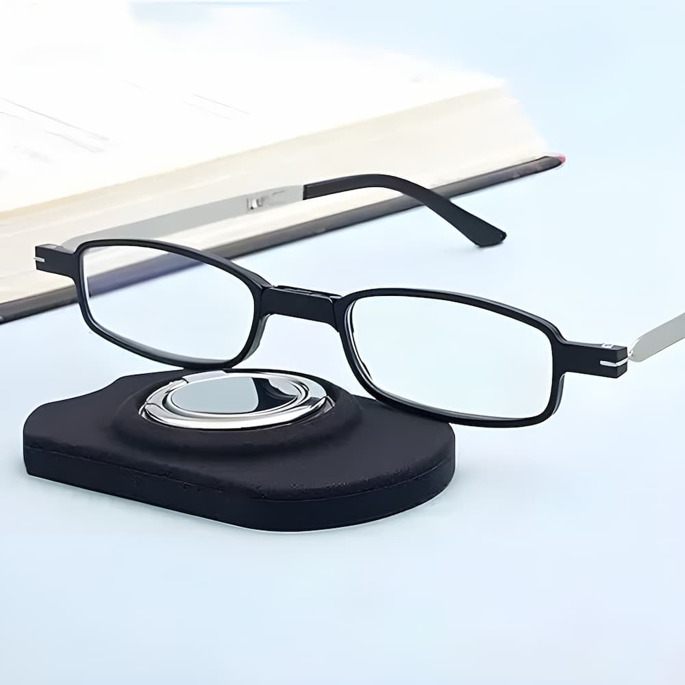 FoldGlasses - Gafas de lectura progresivas sin montura con filtro de luz azul y montura de titanio