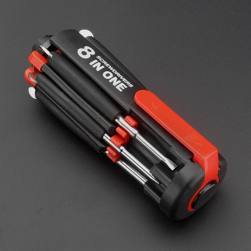 Gluschwein - 8-in-1-Schraubendreher mit LED-Taschenlampe