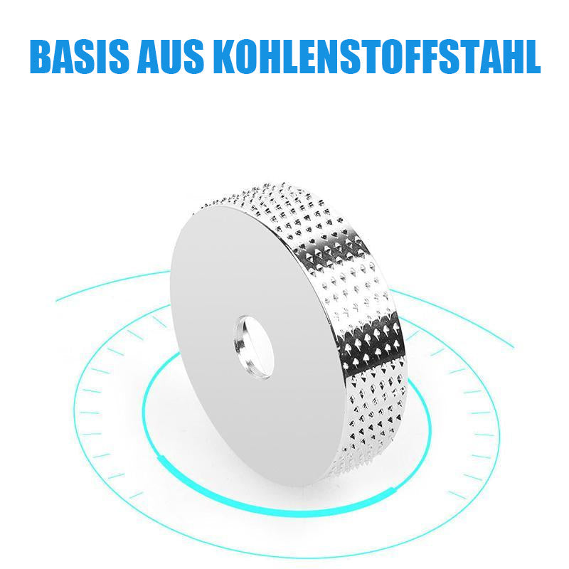 Gluschwein - Holz-Winkelschleifscheibe