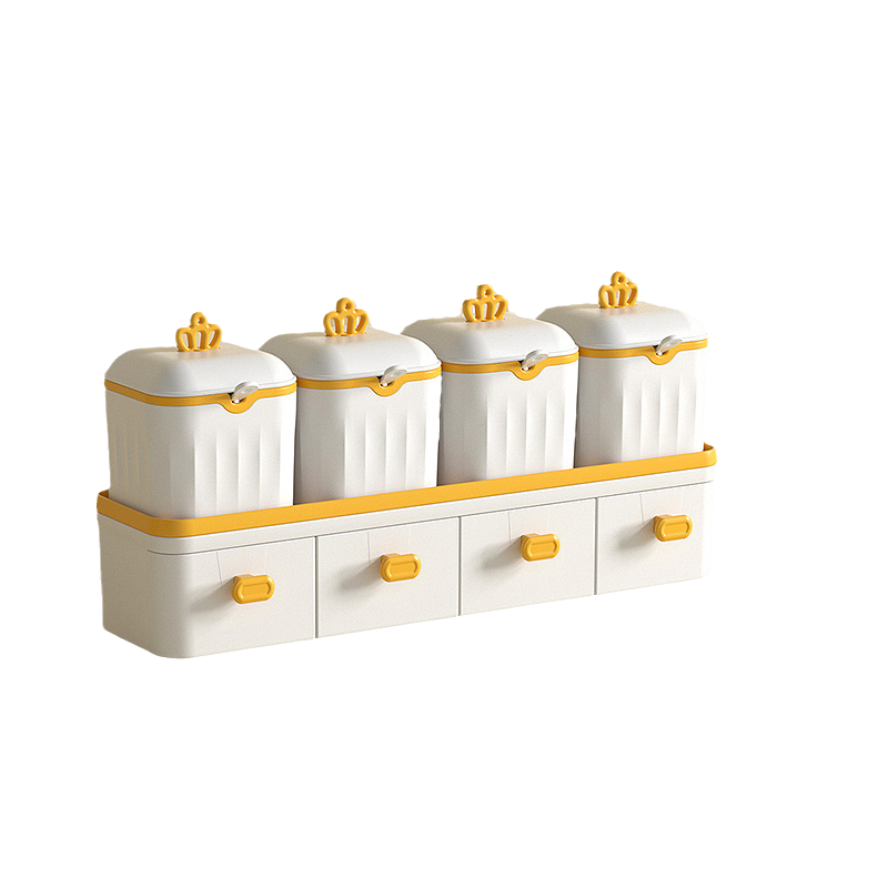 Gluschwein - Doppellagiges Gewürzbox-Set mit Schublade Weiss