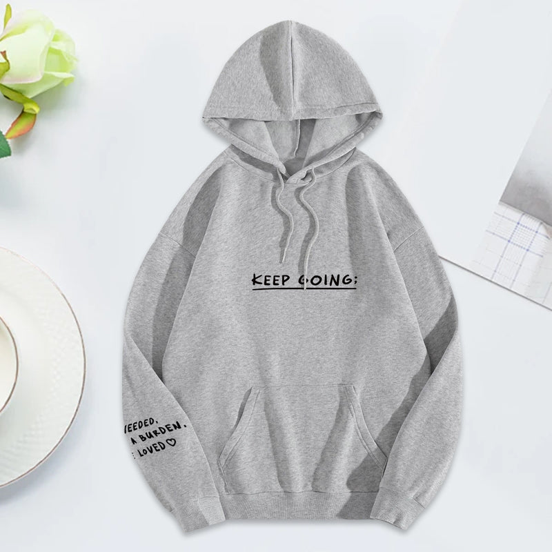 Gluschwein - Sweatshirt '100 Gründe, am Leben zu bleiben'.