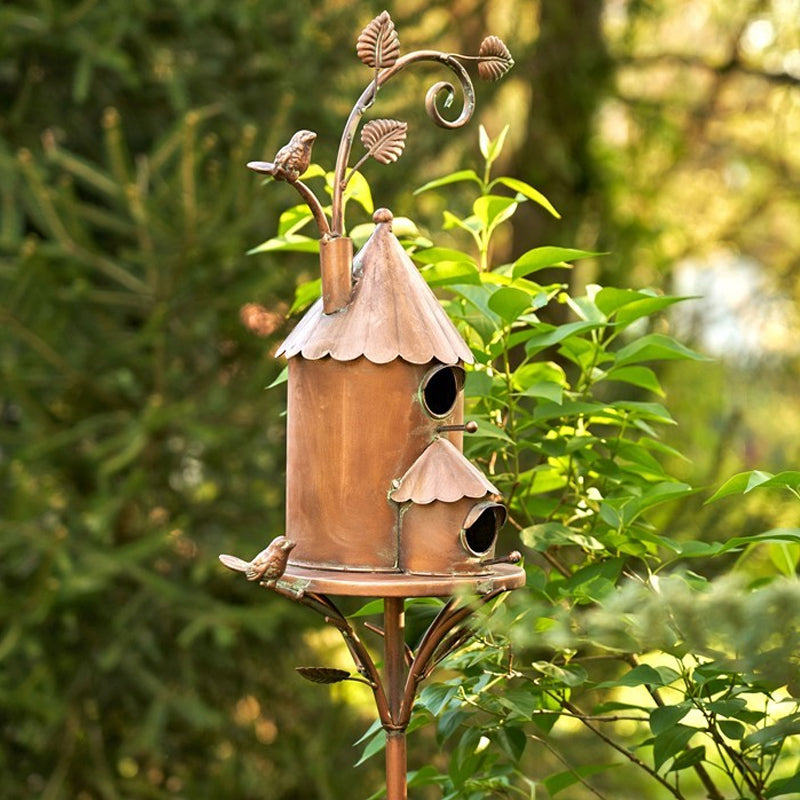 Gluschwein - Kreative Garten-Vogelhaus-Dekoration Aus Metall