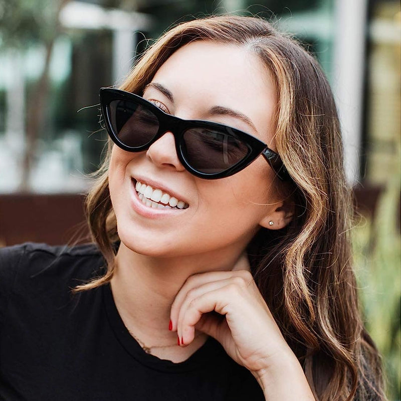 Gluschwein - Stylische Cat-Eye-Sonnenbrille