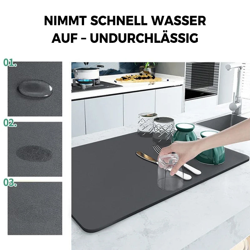 Gluschwein - Super saugfähige Abtropfmatte für die Küche