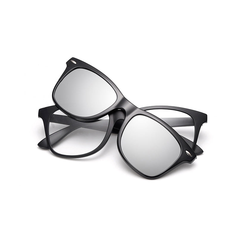 Gluschwein - Polarisierte Sonnenbrille mit Sonnenschutz SILBER