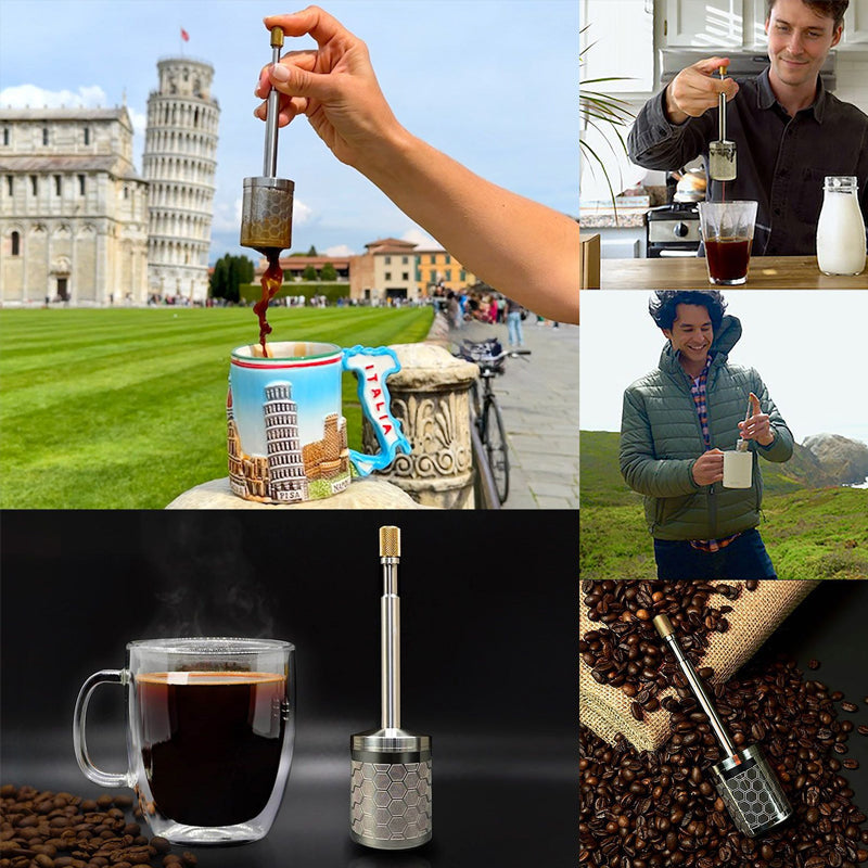 Gluschwein - (Vorverkauf, Versand nach dem 15. Juni) Manueller Kaffeefilter aus rostfreiem Stahl