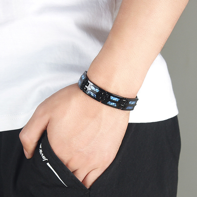 Gluschwein - Carbon-Faser-Sticker-Magnetarmband
