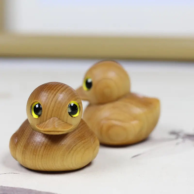 Gluschwein - Handgefertigte Gummiente aus Holz