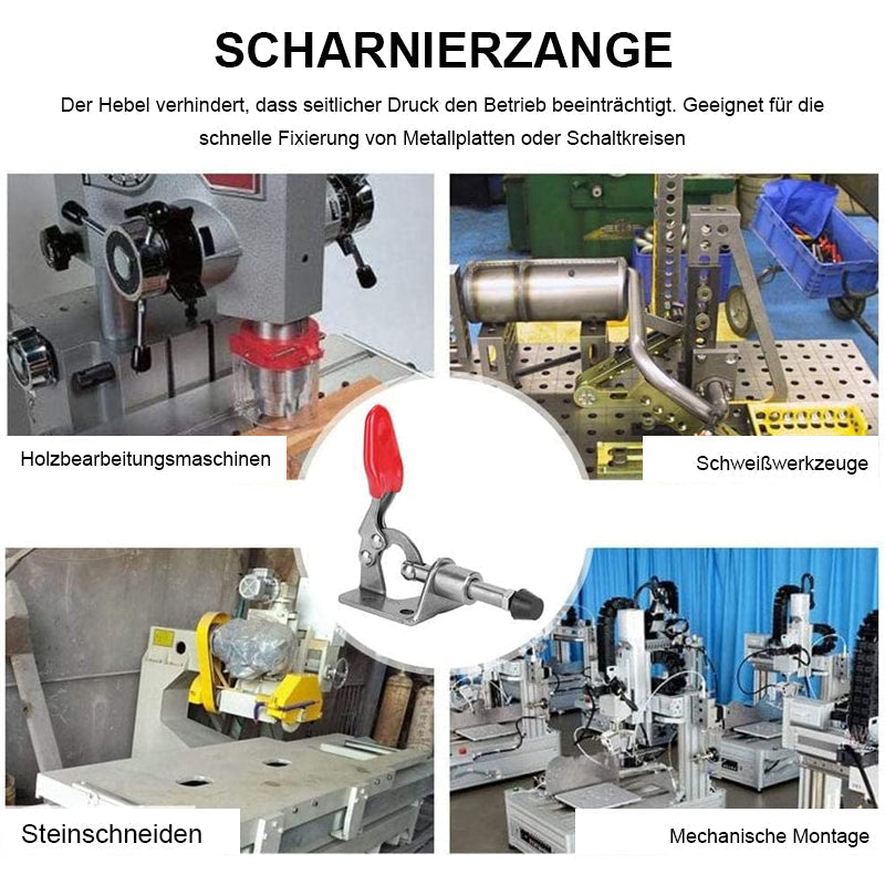 Gluschwein - Vertikale Scharnierklemme, robuste Scharnierklemme