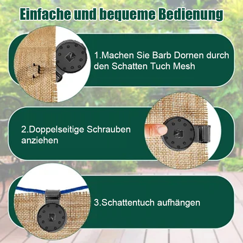 Gluschwein - 🔥heißer Ausverkauf🔥Haken für Sonnenschutznetze